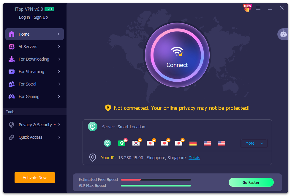 iTop VPN Mac Crack