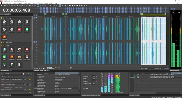 SOUND FORGE Pro Crack
