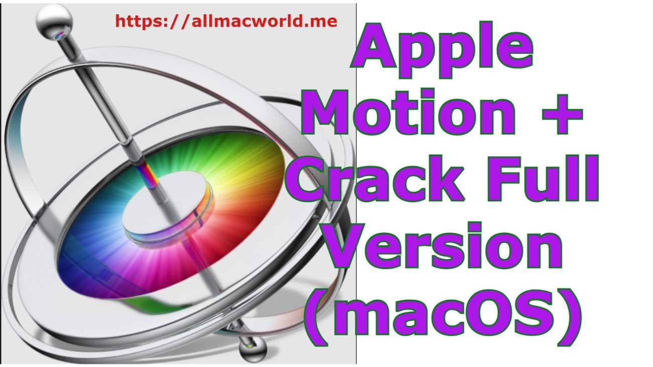 Apple Motion Crack